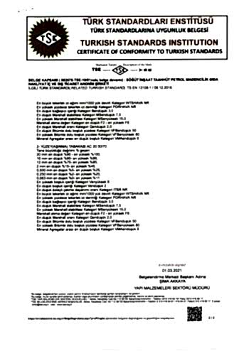 Kalite Belgelerimiz