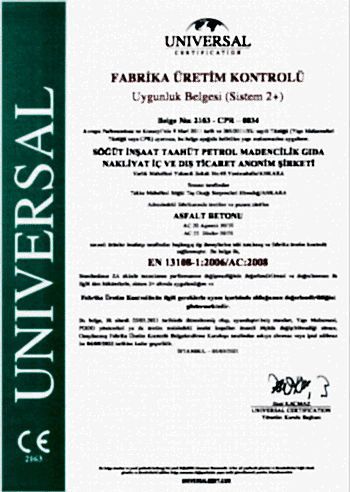 Kalite Belgelerimiz